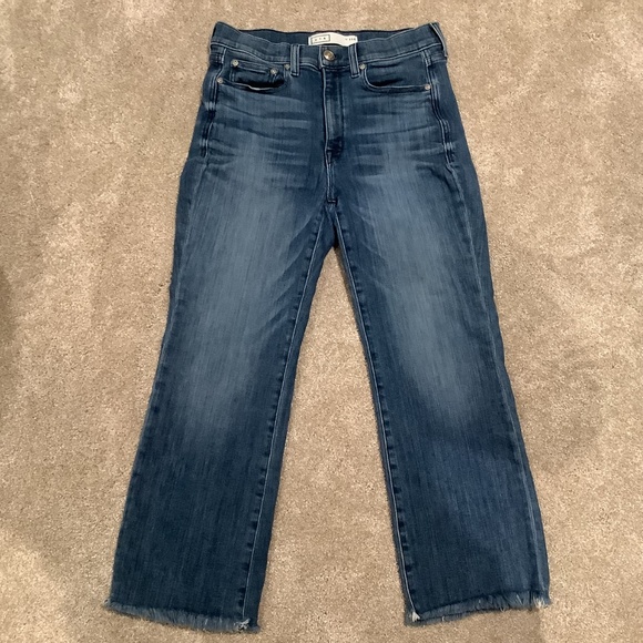 AYR The Pop Jeans, Straight Leg Frayed Hem, 30 Short - Picture 11 of 14